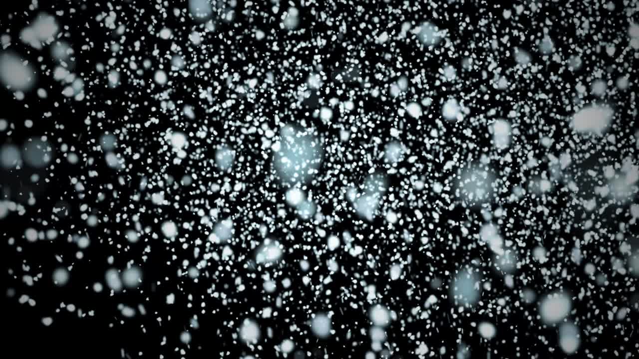 caída de fuertes nevadas. animación de tormenta de nieve. condiciones climáticas. fondo de invierno. 4k