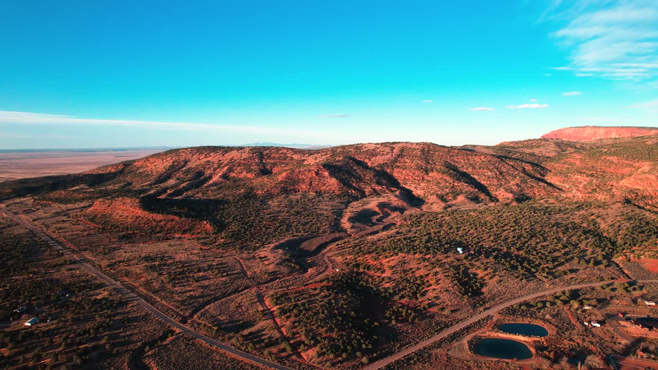 Drone shot of Arizona Mesas