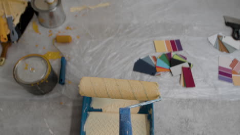 painting walls with a paint roller: a home improvement guide