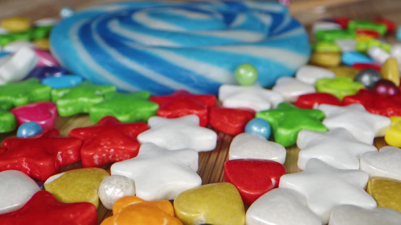 deliciosos dulces de color