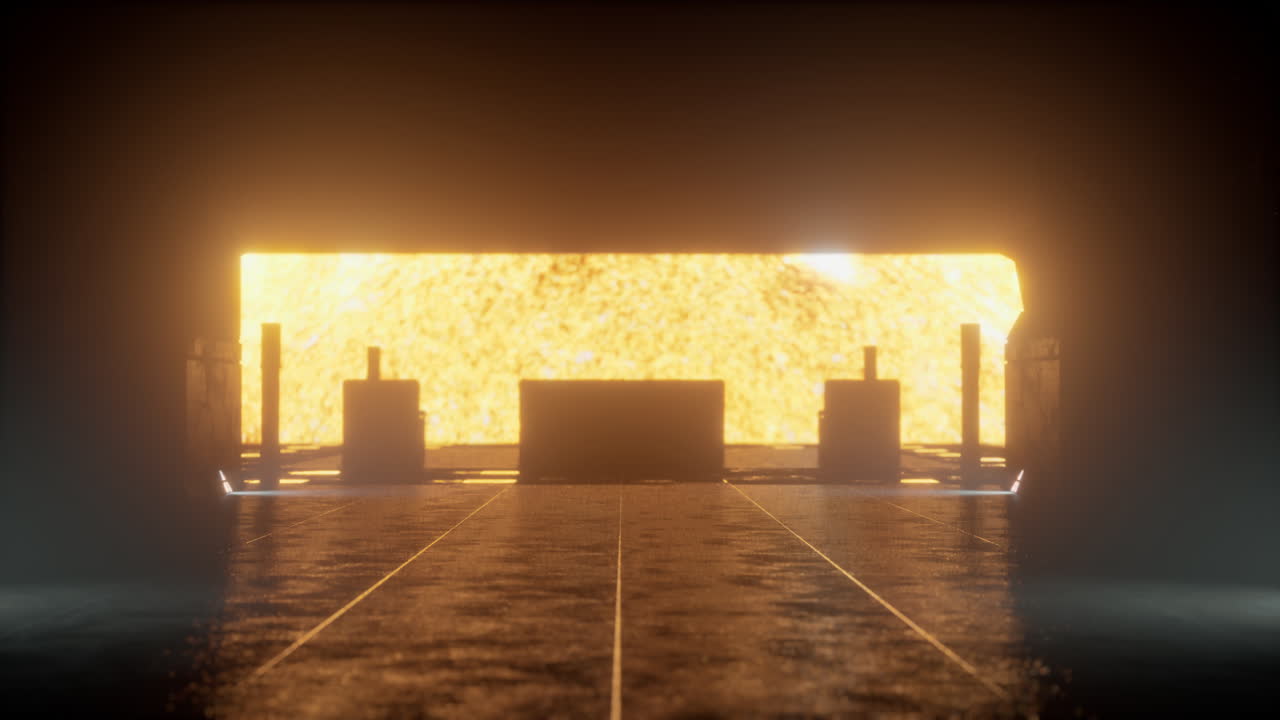 interior of spaceship near big solar star