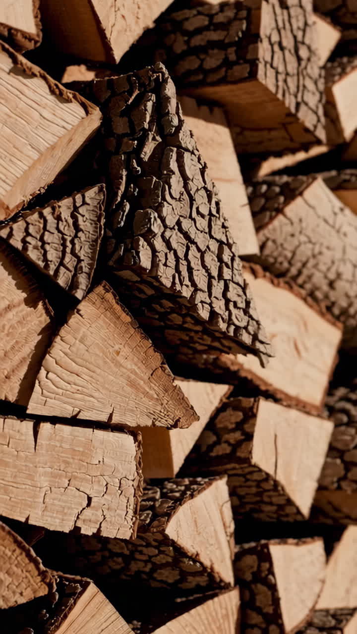 leña apilada