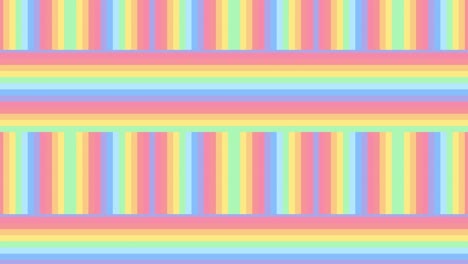 patrón de arco iris geométrico abstracto en mosaico animación de bucle sin costuras. fondo de gráficos de movimiento mínimo
