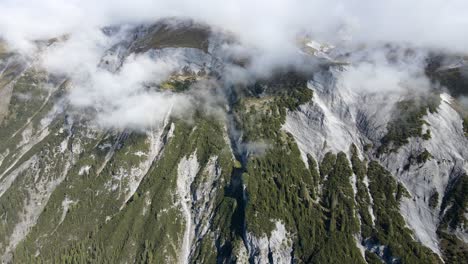 switzerland, la selva, alps, rocks, clouds, impressive, nature, tourism, swiss,