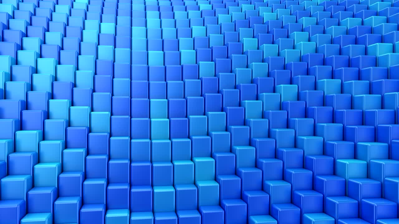 las cajas forman una onda