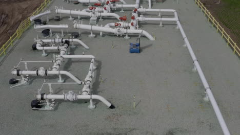 imágenes aéreas del cruce de oleoductos y gasoductos en colorado