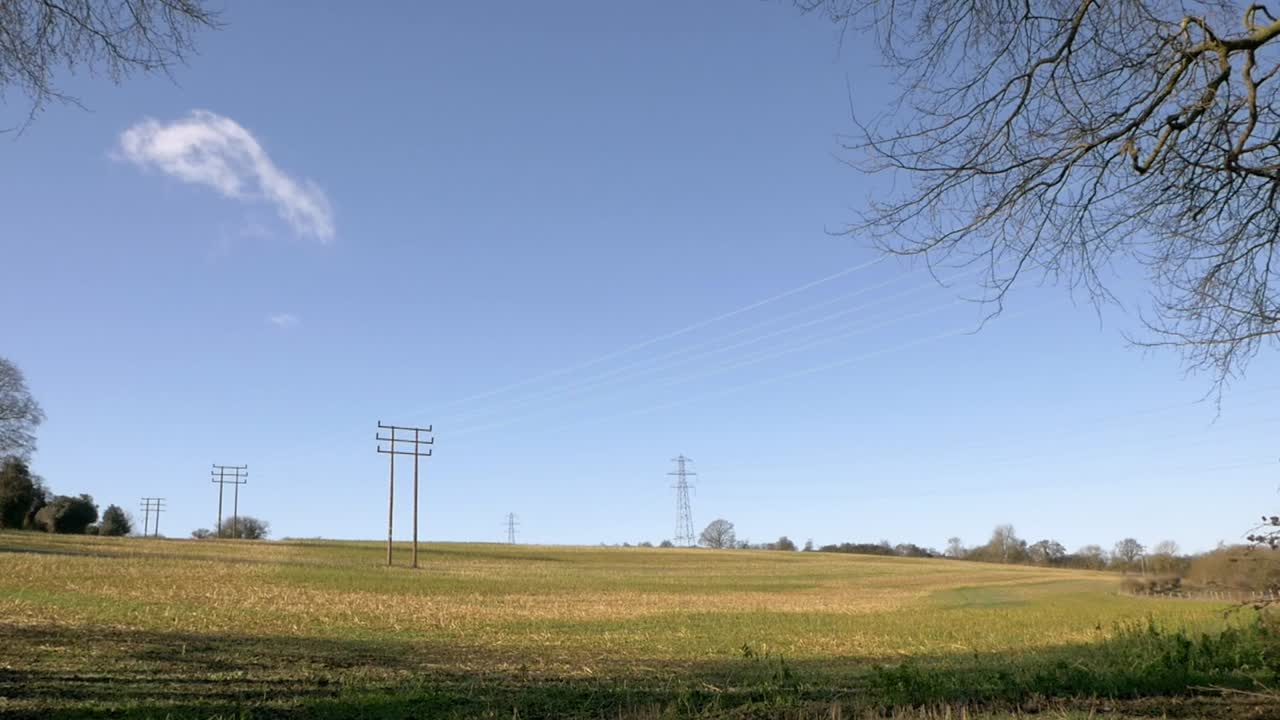 The stunning landscape  in my local field
