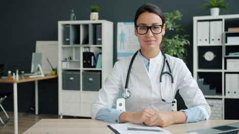 female doctor in office