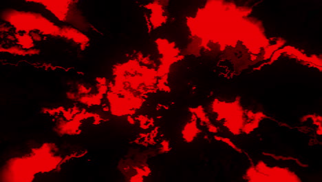 abstract red spatters on dark background