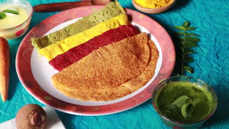 color full dosa on nice background