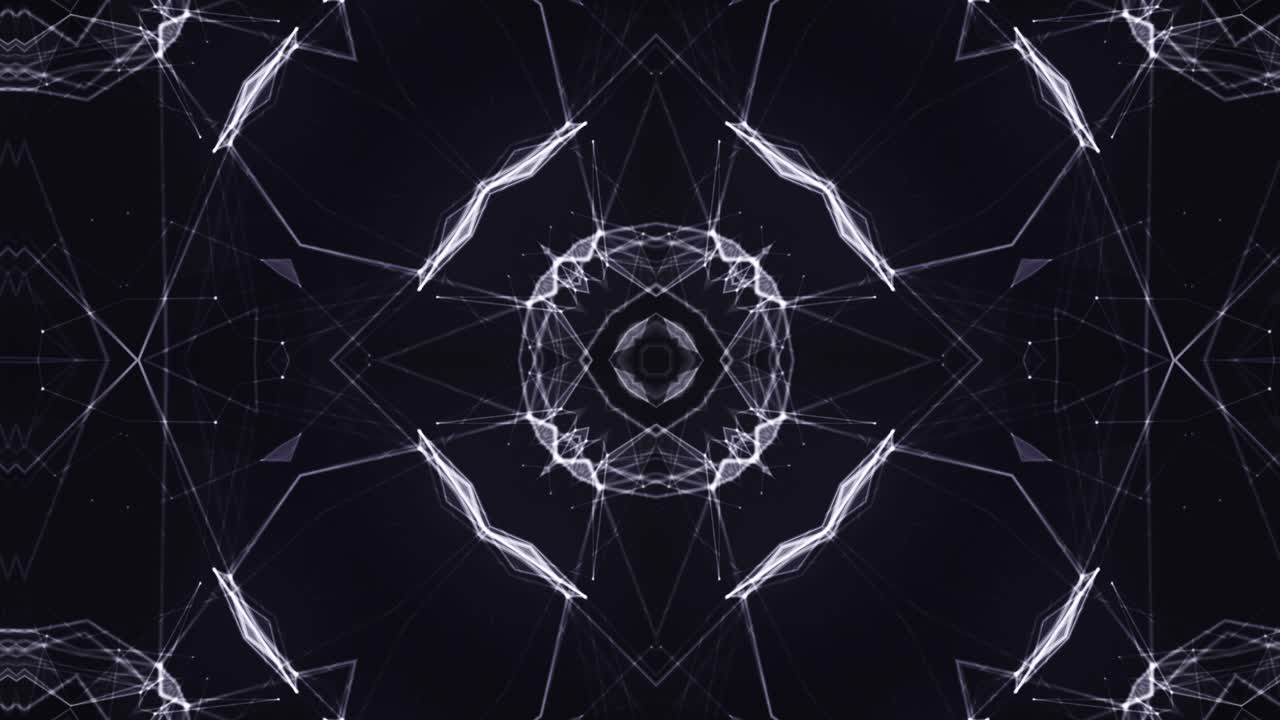 patrones de caleidoscopio fractal parpadeantes, formas que cambian rápidamente, bucle de vj sin costuras,