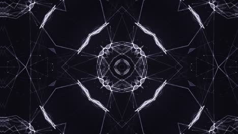 Flickering Fractal Kaleidoscope Patterns, Quickly Changing Shapes, Seamless Vj Loop,