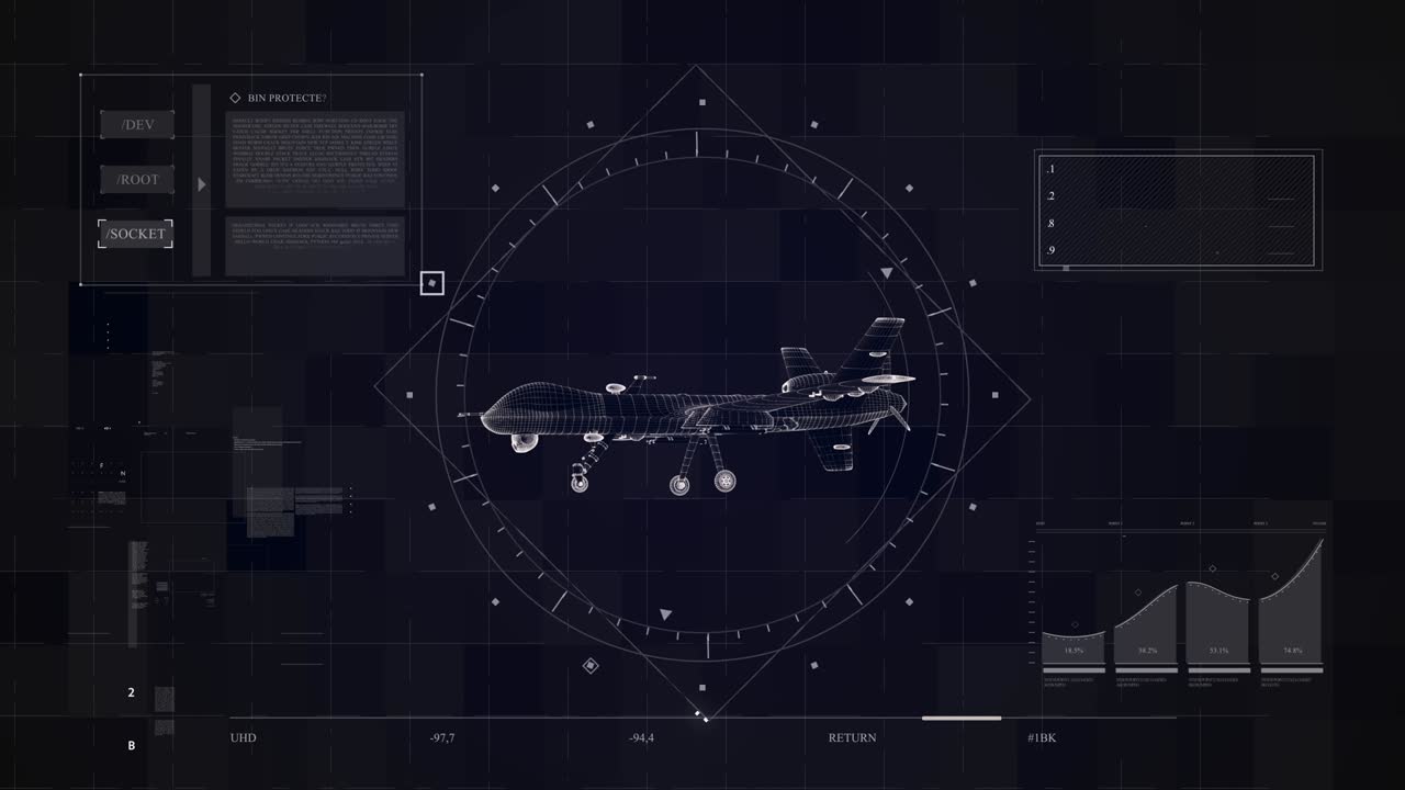 Abstract Hud Background 4K