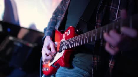 band performs on stage