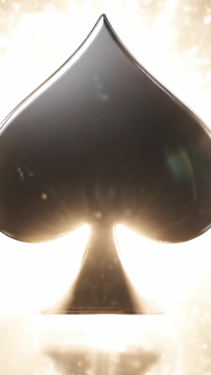 A Glimmering Black Ace of Spades Illuminated Against a Subtle Backdrop, Symbolizing Luck, Strategy, and Intrigue in Card Games and Gambling Culture