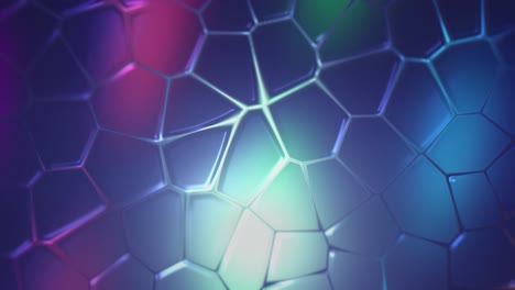 patrón geométrico abstracto con gradiente colorido