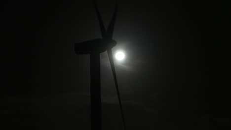 renewable energy - wind power - clean electricity - green energy - wind turbines
this nighttime footage captures a giant wind turbine in action, generating electricity using the power of the wind.