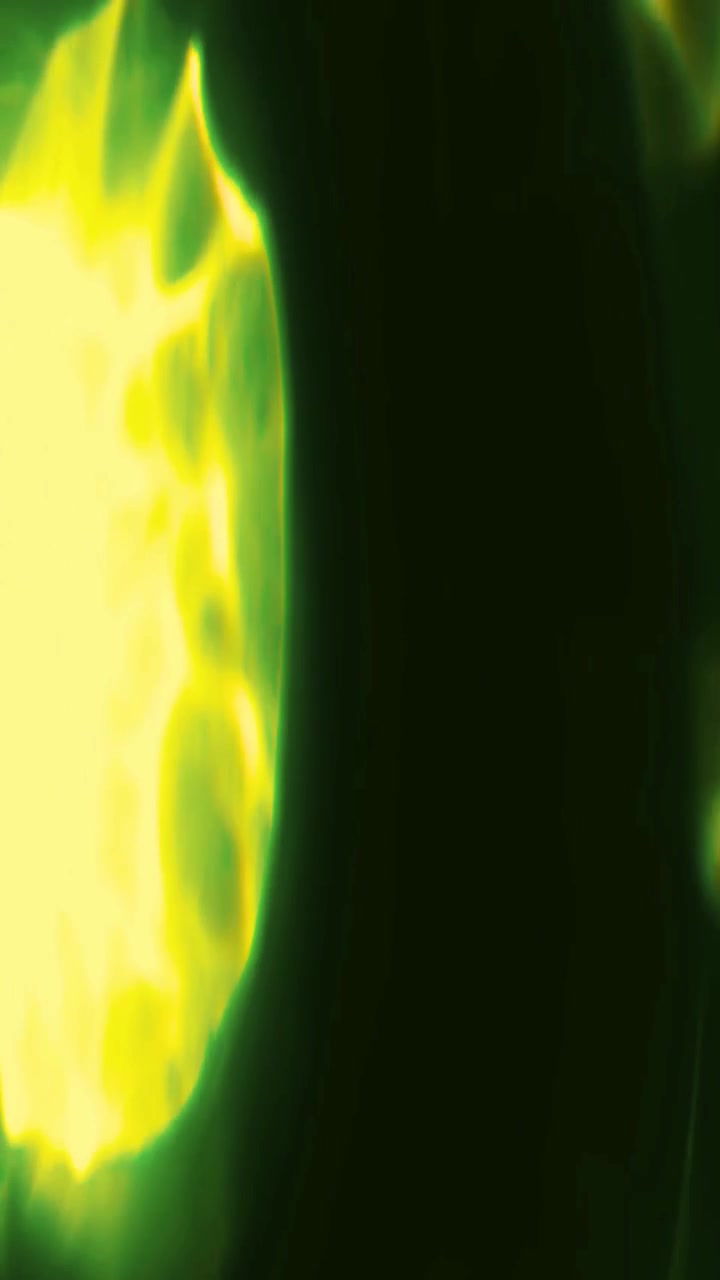 Abstracte Groene en Gele Lichtlekken en Lichtflitsen