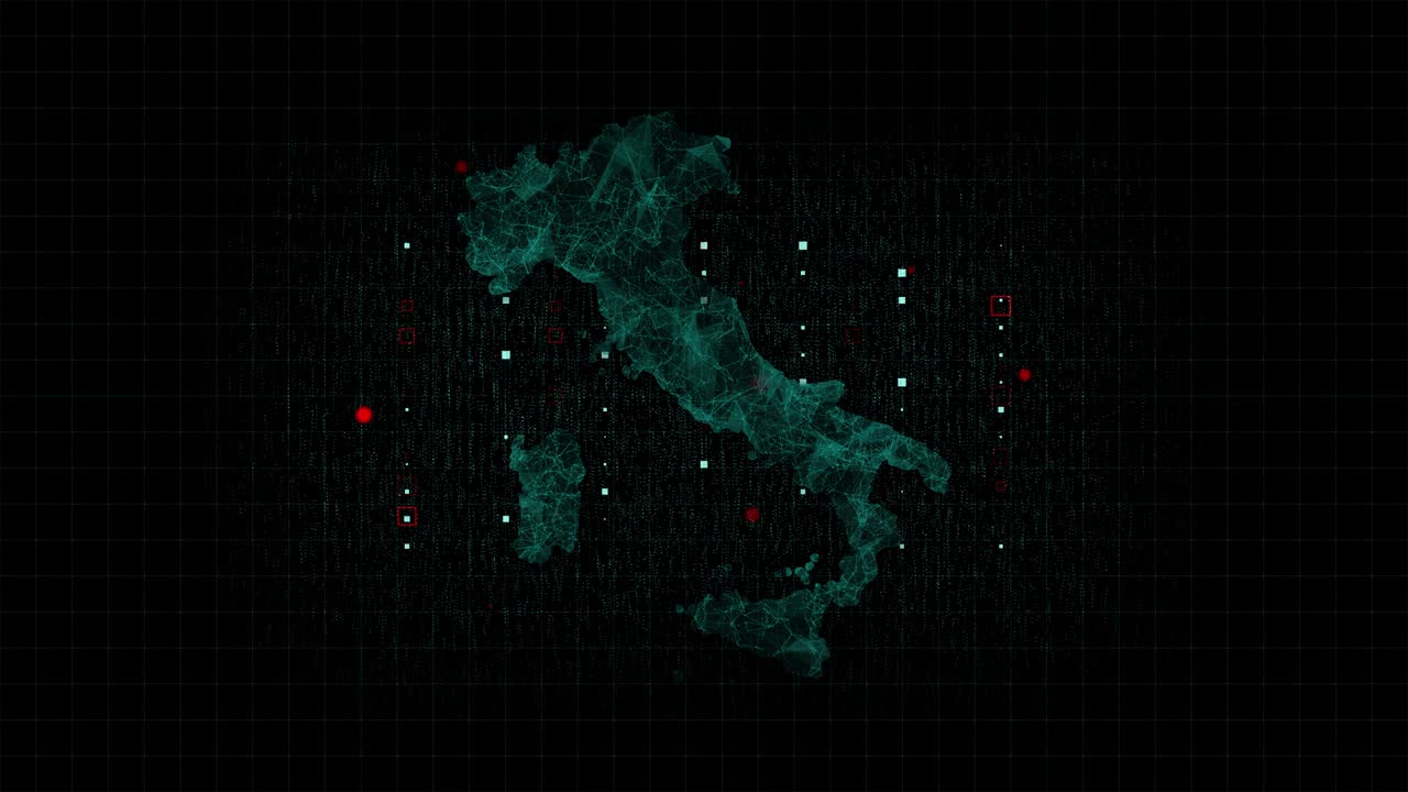 플렉서스 이탈리아 지도 4k