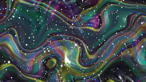 animación abstracta, fondo líquido, hermosa película de pintura digital, película de fondo abstracta, animación caleidoscopio video de stock video de stock.