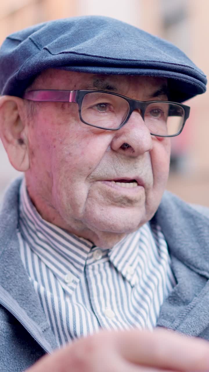 retrato de un hombre anciano