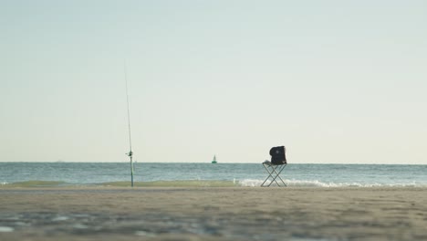 fish gear on beach. static