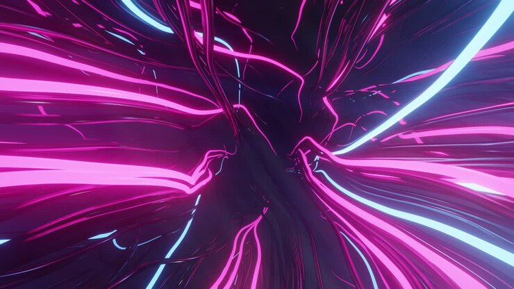 Abstract Futuristic Motion background Infinite tunnel Vj loop