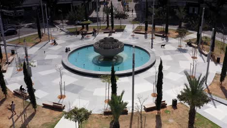 tel aviv city plaza and street view