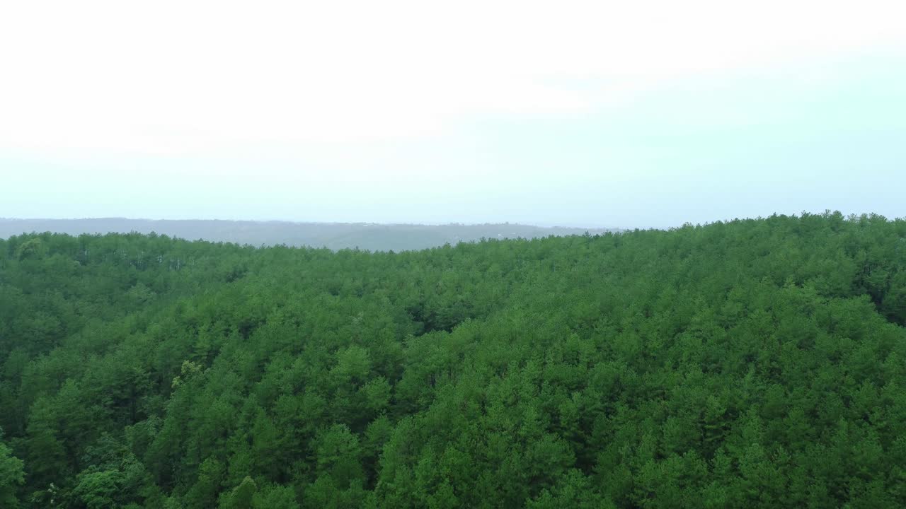 Drone video of Meghalaya's natural beauty.