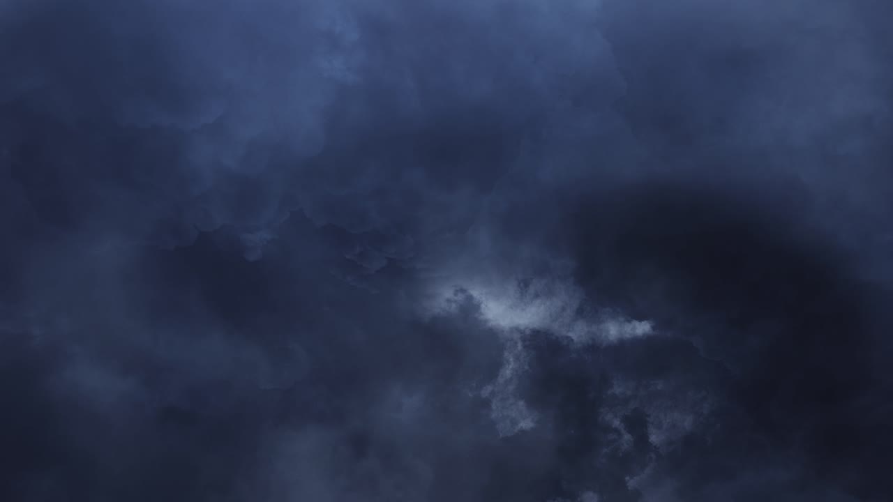 thick cumulonimbus clouds moving away, thunderstorm