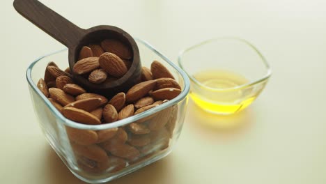 almonds and almond oil: healthy fats and cooking ingredients