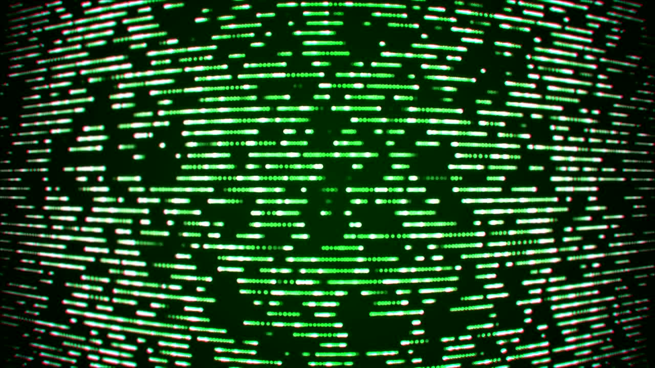 las partículas verdes de fondo abstracto (en bucle)