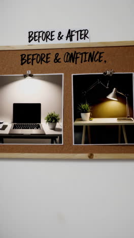 before & after home office makeover