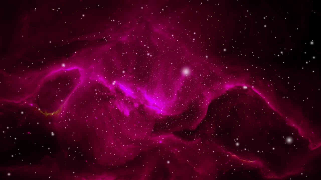 Premium stock video - Red nebula clouds and glowing stars move in the ...