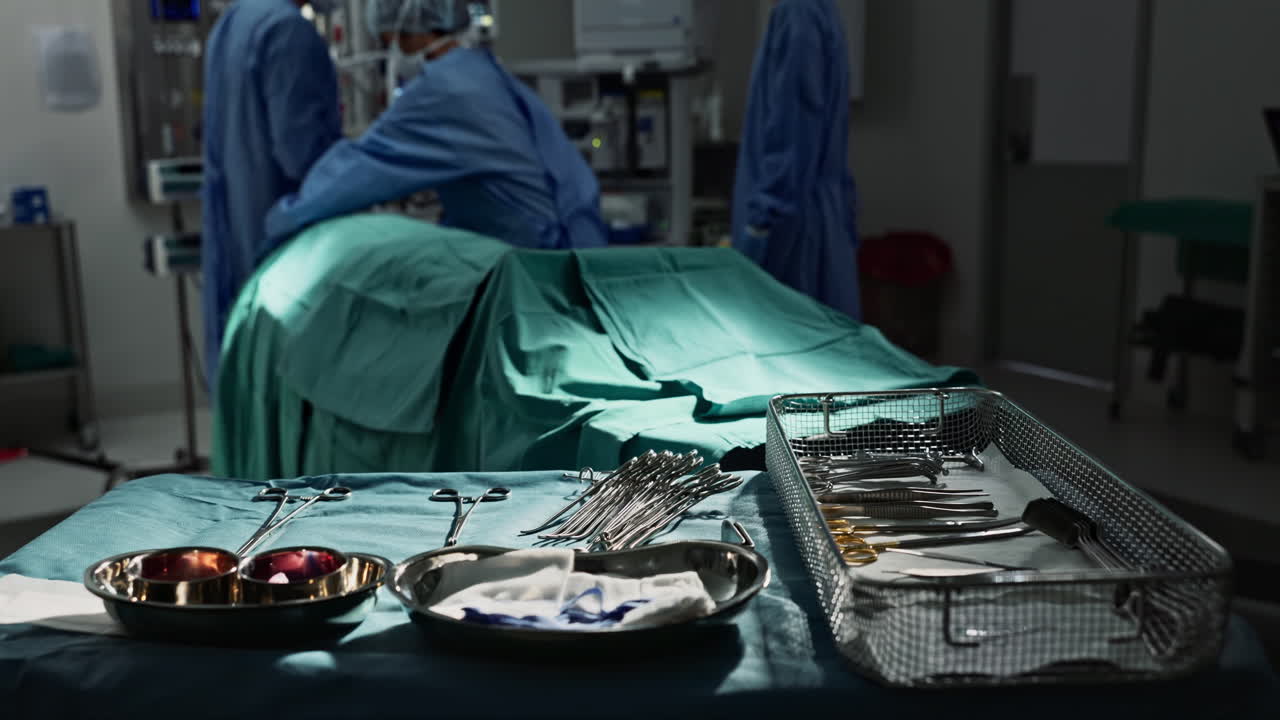 хирургия, здравоохранение и инструменты в эксплуатации