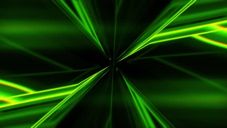 espectáculo de láser. luces verdes abstractas. fondo para la escena musical. bucle vj.