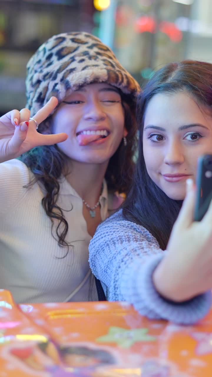 Friends Having Fun at an Arcade