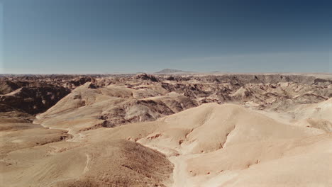 desert landscape with dramatic rock formations