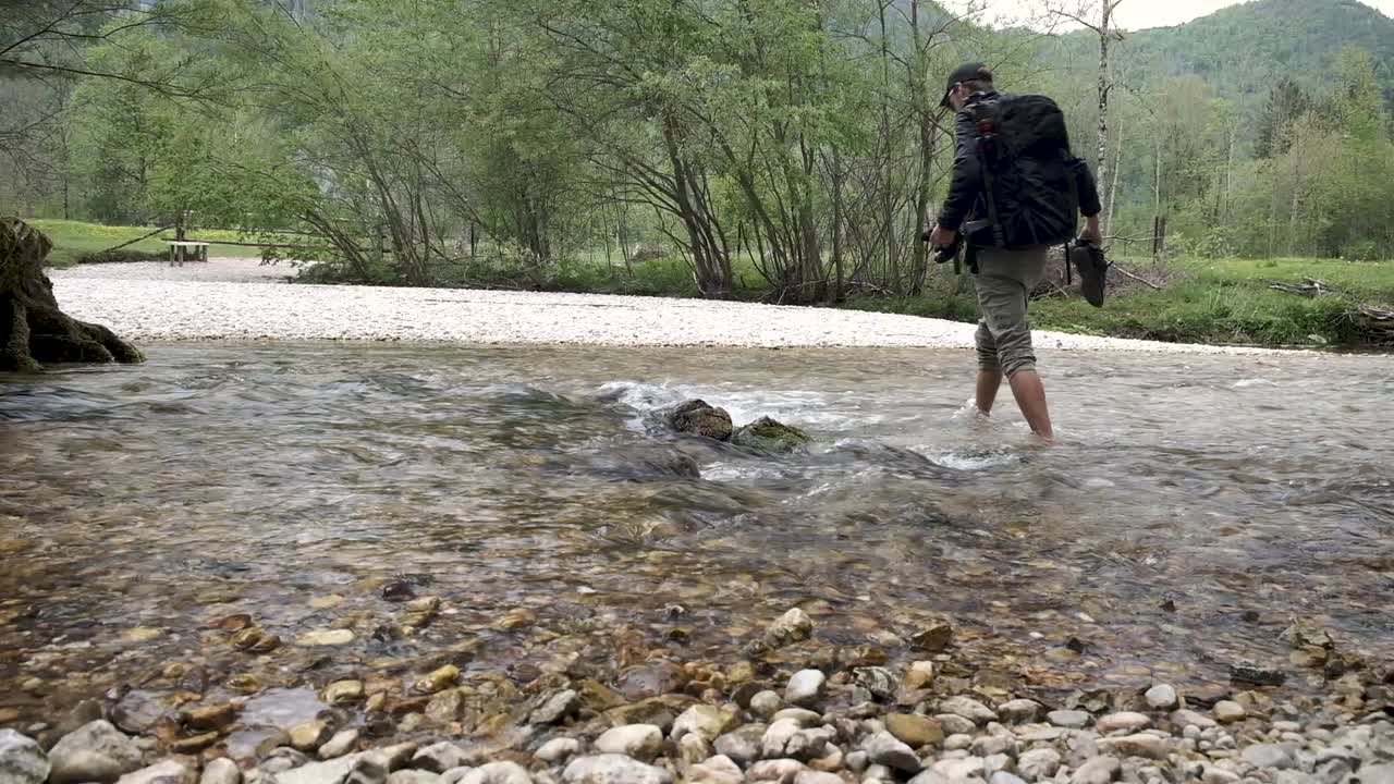 슬로베니아의 폭포 - triglav 국립 공원의 bohinj 호수 근처 폭포 grmecica