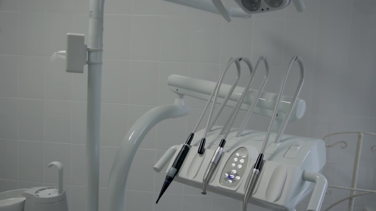 Dental Chair and Equipment in a Modern Dental Office