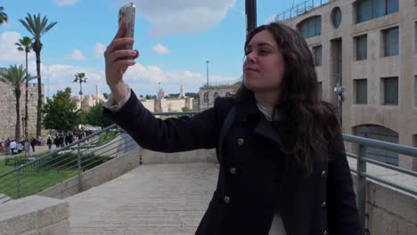 modern tourism in historic ancient city walls of jerusalem