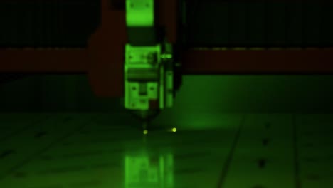 cinematic shot of worker welding metal in a factory