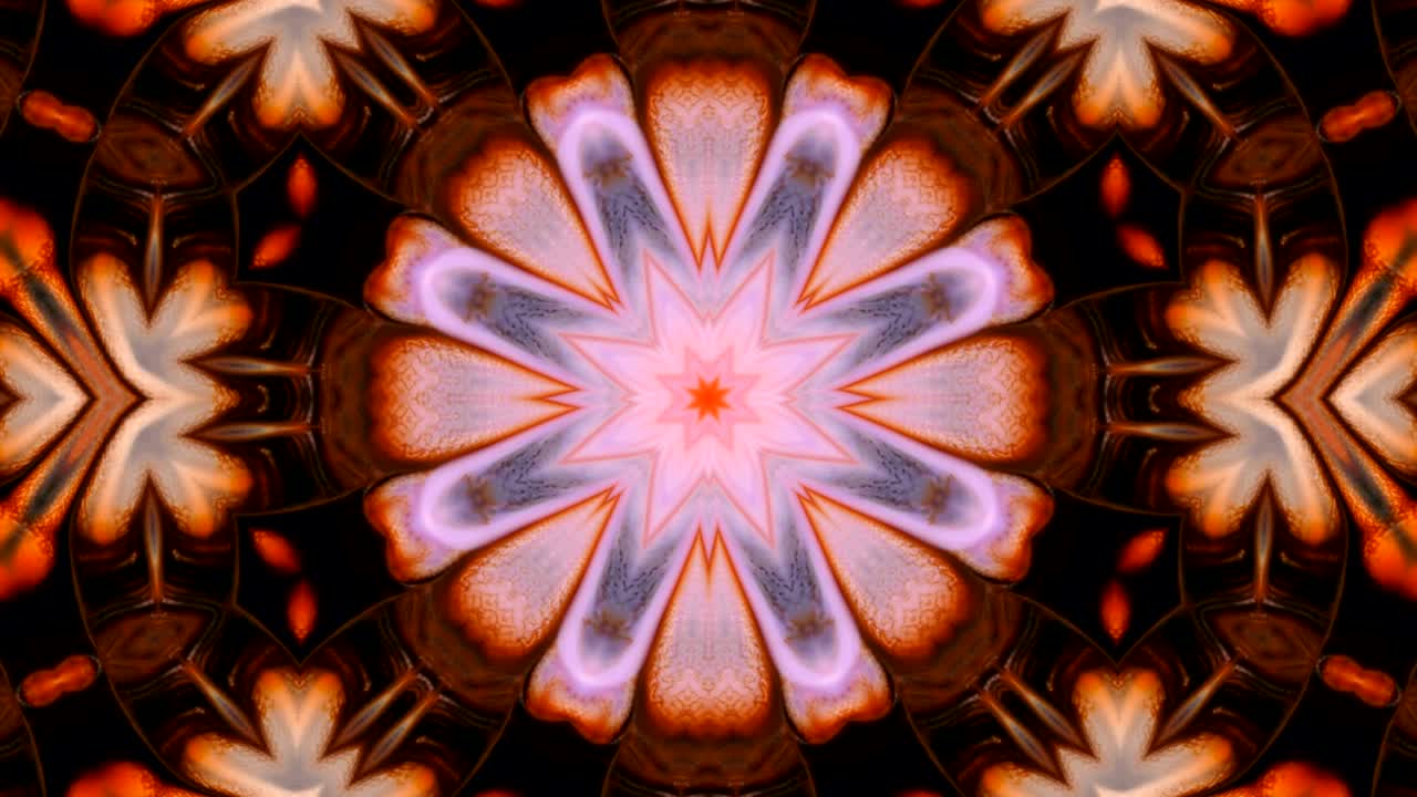 movimiento de fondo de kaleidoscopio abstractamente colorido