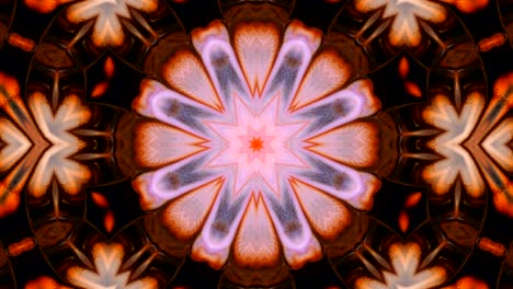 movimiento de fondo de kaleidoscopio abstractamente colorido