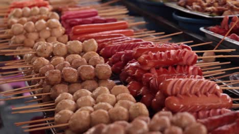 bangkok street food on display