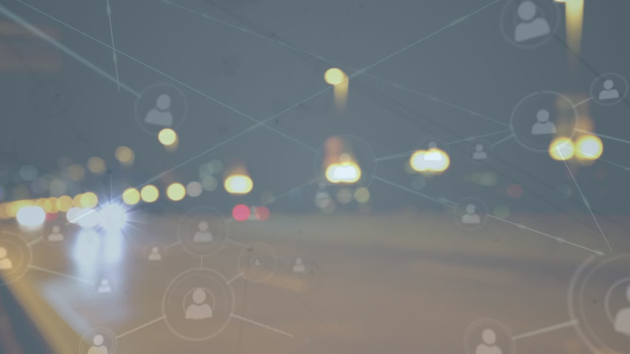 도시 풍경에 대한 통계와 연결된 네트워크의 활성화