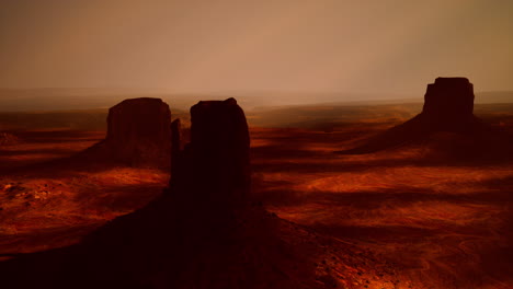 monument valley sunset