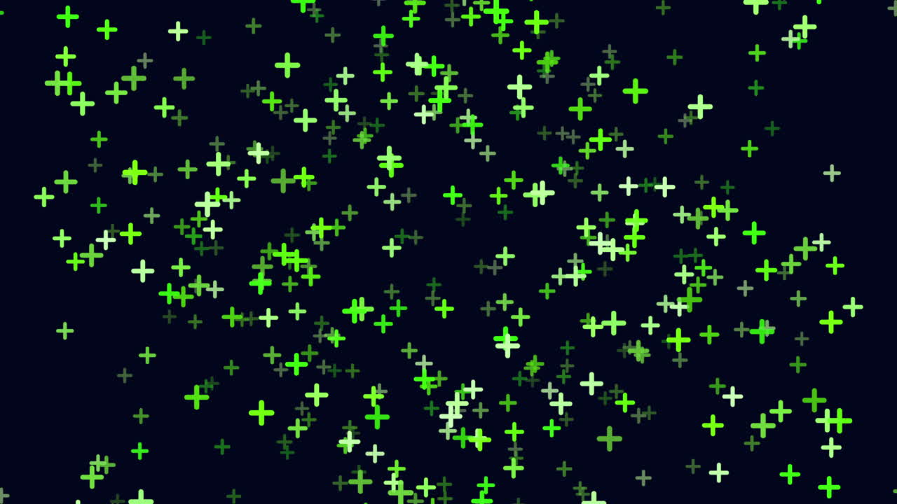 초록색 별빛 밤은 검은색 배경에 떠다니는 별들의 매혹적인 패턴입니다.