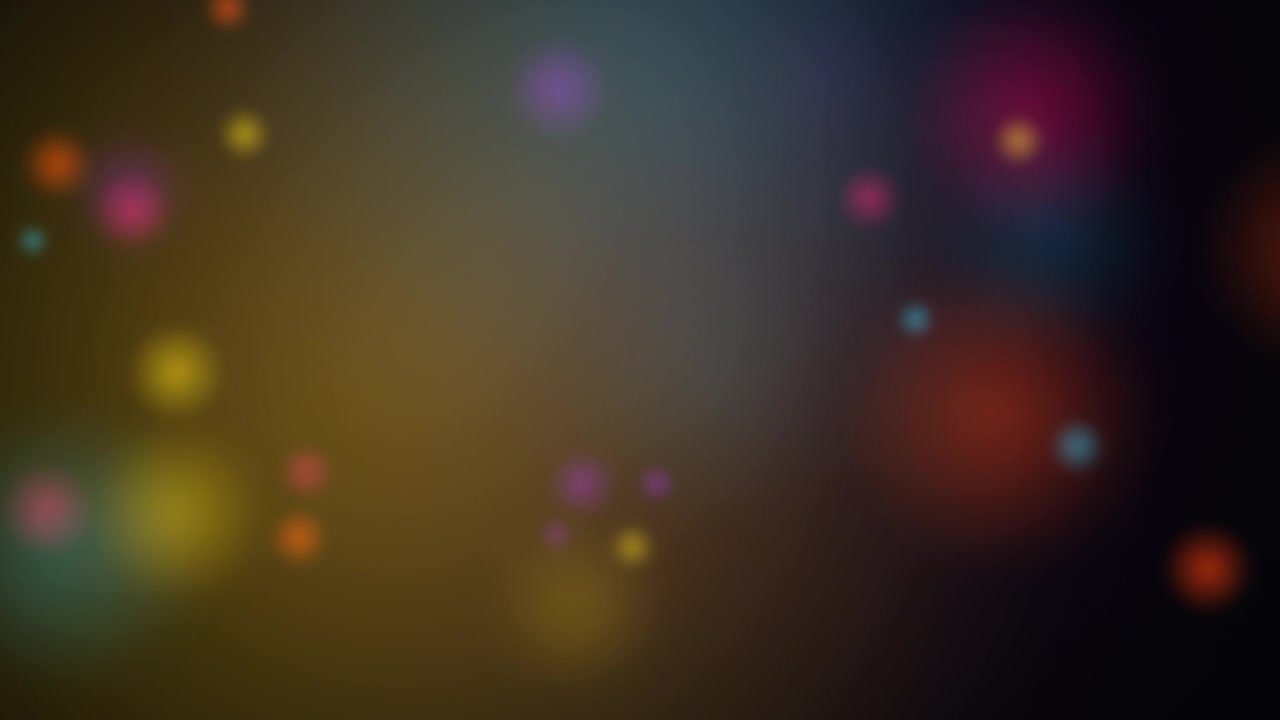 Abstract Background with Floating Colorful Bokeh Lights
