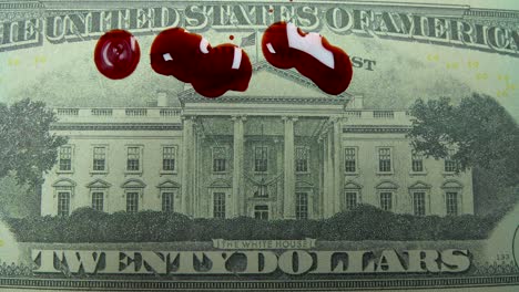 twenty dollars dripping blood whitehouse